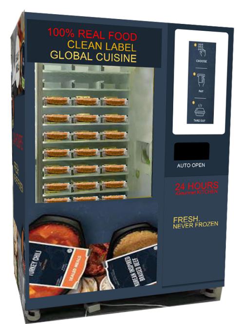 Automatic fresh and hot lunch box making machine 1 Automatic fresh and hot lunch box making machine
